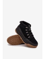 Semišové pánske turistické topánky Big Star SS174265 Black Semišové pánske turistické topánky Big Star SS174265 Black