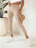 Dámske tepláky LOREN beige FashionStreet UY1830 Dámske tepláky LOREN beige FashionStreet UY1830