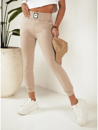 Dámske tepláky LOREN beige FashionStreet UY1830 Dámske tepláky LOREN beige FashionStreet UY1830