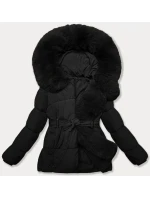 Prechodné sako s opaskom J Style čierne (16M9183-392)