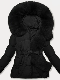 Prechodné sako s opaskom J Style čierne (16M9183-392)