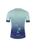 Košeľa Rogelli NEBULA modrá-mätová 3XL