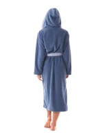Unisex župan Tampa duo s kapucňou 3959 5456 denim - Vestis