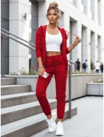 Dámska tepláková súprava AMILIA PREMIUM červená FashionStreet AY0742