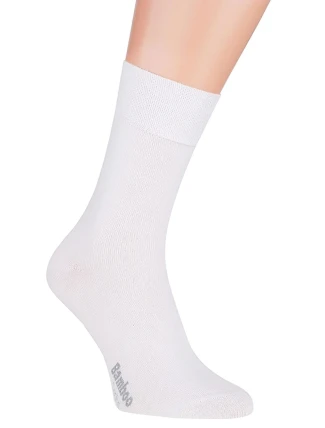 Pánske ponožky 09 biele - Skarpol