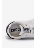 Niskie Trampki Męskie Eko Skóra Big Star NN174282 Białe
