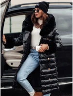 Dámsky prešívaný zimný kabát HORIZON black FashionStreet TY4749