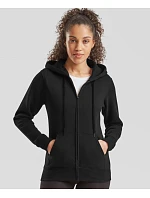 Fruit of the Loom Premium Lady-Fit Hooded Jacket Dámska mikina s kapucňou 16.2118 heather grey Fruit of the Loom Premium Lady-Fit Hooded Jacket Dámska mikina s kapucňou 16.2118 heather grey
