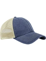 Beechfield B 672 6-panelová čiapka Vintage Trucker 53.0672 vintage denim/stone Beechfield B 672 6-panelová čiapka Vintage Trucker 53.0672 vintage denim/stone