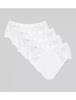 sloggi Chic Midi 4P - WHITE - SLOGGI WHITE - SLOGGI