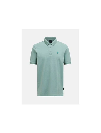 Pánske tričko PEAK PERFORMANCE M Classic Cotton Polo, zelené Pánske tričko PEAK PERFORMANCE M Classic Cotton Polo, zelené