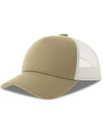 Atlantis Headwear Record-S 5-panelová truckerová čiapka 33.0263 khaki Atlantis Headwear Record-S 5-panelová truckerová čiapka 33.0263 khaki