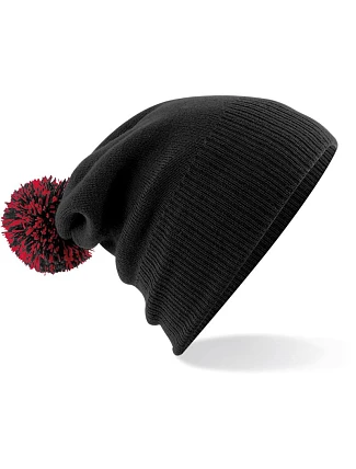 Beechfield B 450 Čiapka Snowstar® 53.0450 čierna/klasická červená Beechfield B 450 Čiapka Snowstar® 53.0450 čierna/klasická červená
