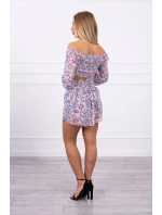 Béžová kvetinová sada