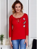 Blúzka CZ BZ 1415.04 červená Blúzka CZ BZ 1415.04 červená