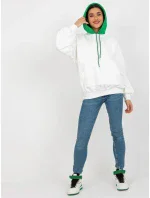 Mikina EM BL 696.68 bielo zelená