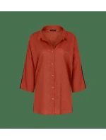 Letná košeľa v štýle „boyfriend“ 01 – Haute Orange – TRIUMPH Haute Orange – TRIUMPH