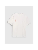 Pánske nadrozmerné tričko s potlačou 4F 4FRSS25TTSHM2652-11S pánske