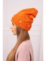 Dámska čiapka Ramona K383 oranžová