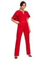 M670 Kombinéza s volánikmi - červená