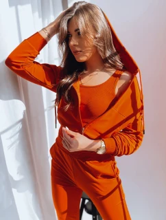 Dámska mikina MY LOVE orange FashionStreet BY1200