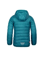Trollkids Dievčenská prechodná detská bunda Eikefjord teal/mauve (464-334)