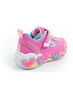 Skechers S Lights LED Detské športové topánky na suchý zips pre dievčatá