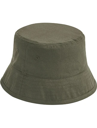 Beechfield B 90N Klobúk „Organic Cotton Bucket Hat“ 53.090N olivovo zelený Beechfield B 90N Klobúk „Organic Cotton Bucket Hat“ 53.090N olivovo zelený