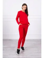 Červená tepláková súprava Červená tepláková súprava