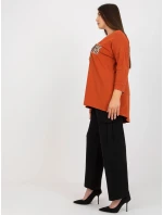 Blúzka VI BZ 2901.49P tmavo oranžová