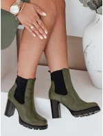 Dámske topánky CHICMOVE na podpätku zelené FashionStreet ZY1019 Dámske topánky CHICMOVE na podpätku zelené FashionStreet ZY1019