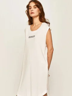 Plážové šaty KW0KW01008-YCD biela - Calvin Klein