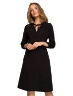Dámske šaty S325 Black - Stylove Dámske šaty S325 Black - Stylove