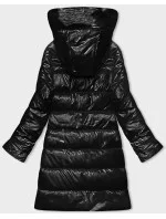Dámska metalická zimná bunda Rosse Line Black (7227)