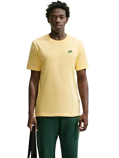 Pánske tričko Nike Club Tee, žlté, AR4997 723