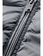 Russell Athletic 440F Dámska bunda Nano s kapucňou 10.440F iron grey