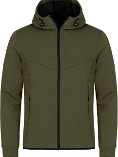 Clique Hayden Sweat Jacket Men Pánska mikina s kapucňou 67.1024 fog green