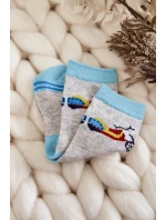 Dziecięce Bawełniane Skarpetki Z Wzorami 5-Pak Multikolor