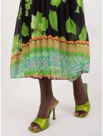 Šaty DHJ SK 11331 5.19 čierna a zelená Šaty DHJ SK 11331 5.19 čierna a zelená