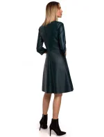 Šaty z umelej kože M541 - Moe