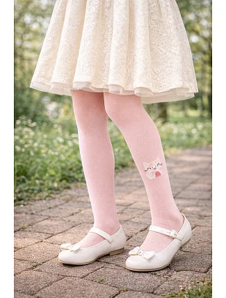 VZOROVANÉ PANČUCHY PRE DIEVČATÁ VO VEKU 6-11 ROKOV