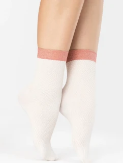 Fiore Biscuitt 60 DEN G1137 farba: ecru/ružová