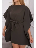 Oversize khaki netopierie šaty Oversize khaki netopierie šaty