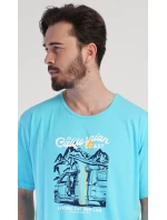 Pánska nočná košeľa s krátkym rukávom California