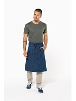 Kariban K 887 Barová zástera strednej dĺžky 20.K887 svetlošedá Kariban K 887 Barová zástera strednej dĺžky 20.K887 svetlošedá