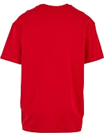 Build your Brand BY 102 Oversize tričko z hrubej bavlny 56.0102 city red