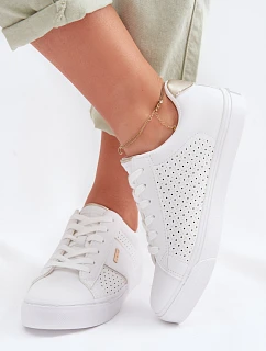 Dámske perforované tenisky Big Star TT274291 White