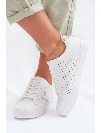 Dámske perforované tenisky Big Star TT274291 White Dámske perforované tenisky Big Star TT274291 White