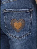 Dámske džínsy Mom Fit s vysokým pásom, modré, FashionStreet UY3104 Dámske džínsy Mom Fit s vysokým pásom, modré, FashionStreet UY3104