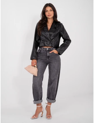 IT KR bunda FL9719 1.36 čierna